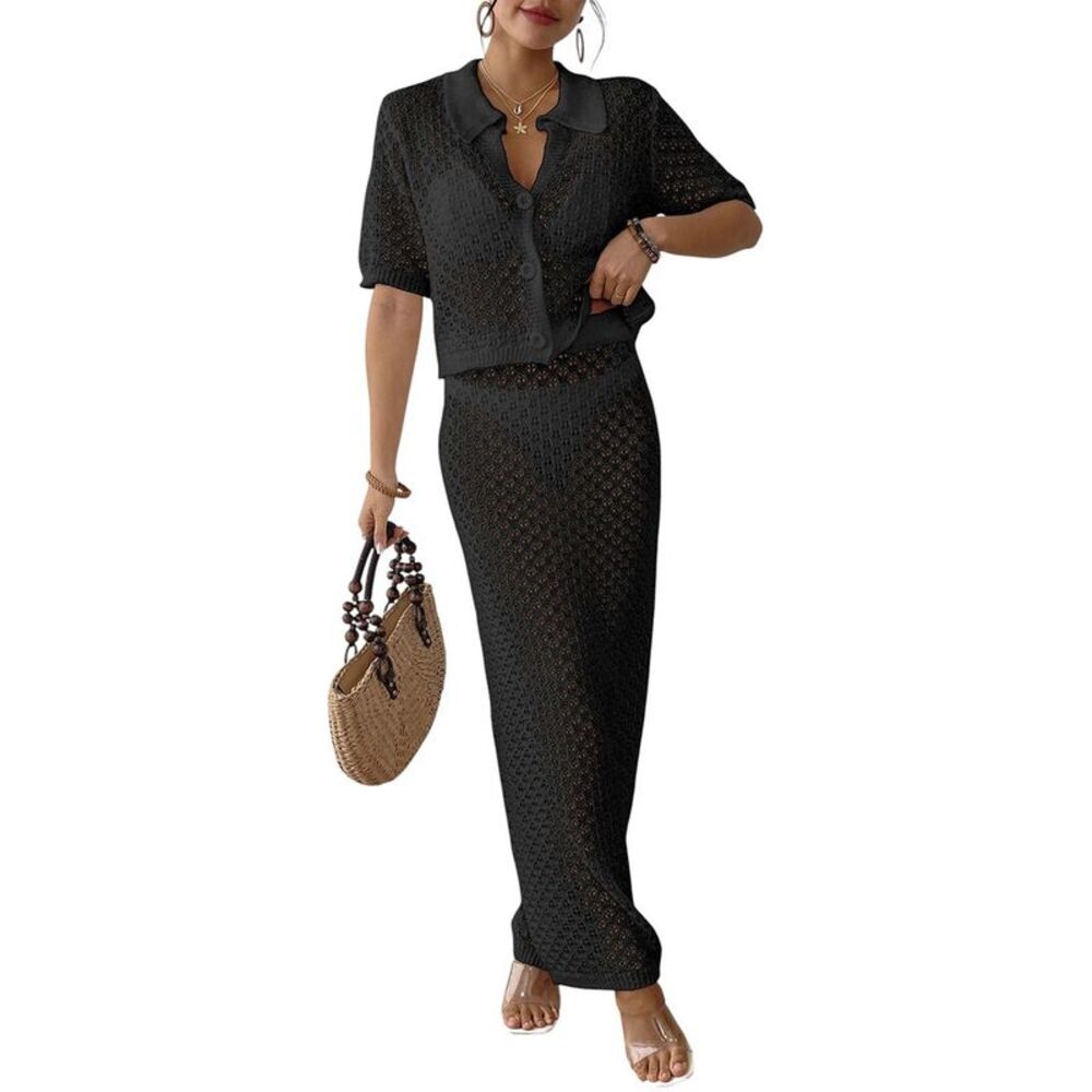 Nino Balcutti Womens  2Pc Top & Skirt Set